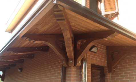 tettoie in legno roma